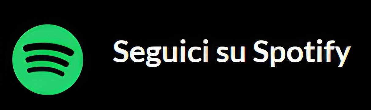 logo spotify con scritta seguici su spotify